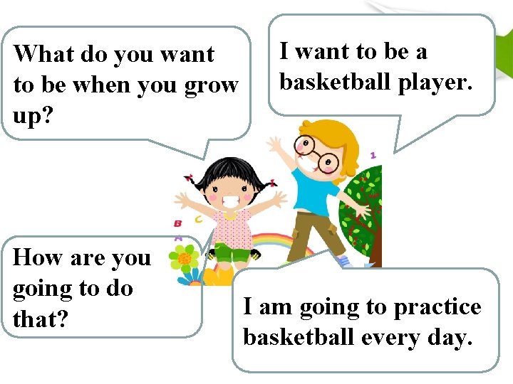 What do you want to be when you grow up? How are you going What do you want to be when you grow up? How are you going