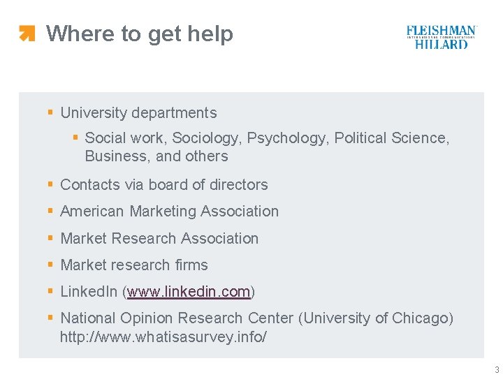 Where to get help § University departments § Social work, Sociology, Psychology, Political Science,