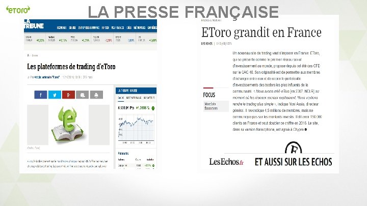 LA PRESSE FRANÇAISE 