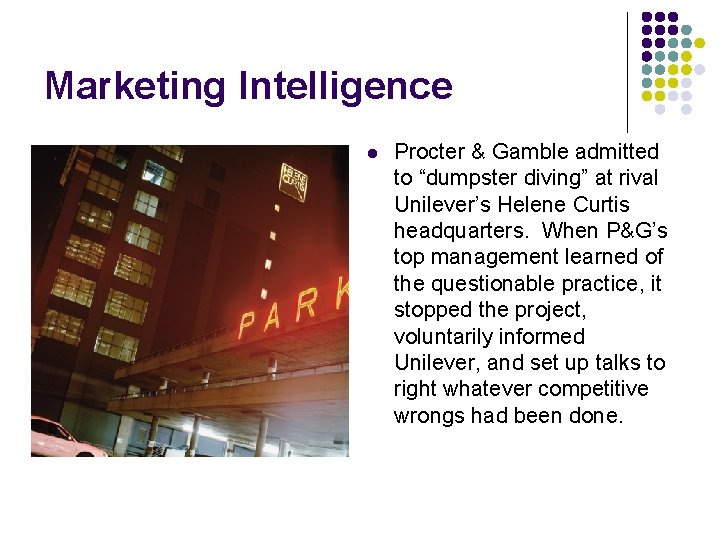 Marketing Intelligence l Procter & Gamble admitted to “dumpster diving” at rival Unilever’s Helene