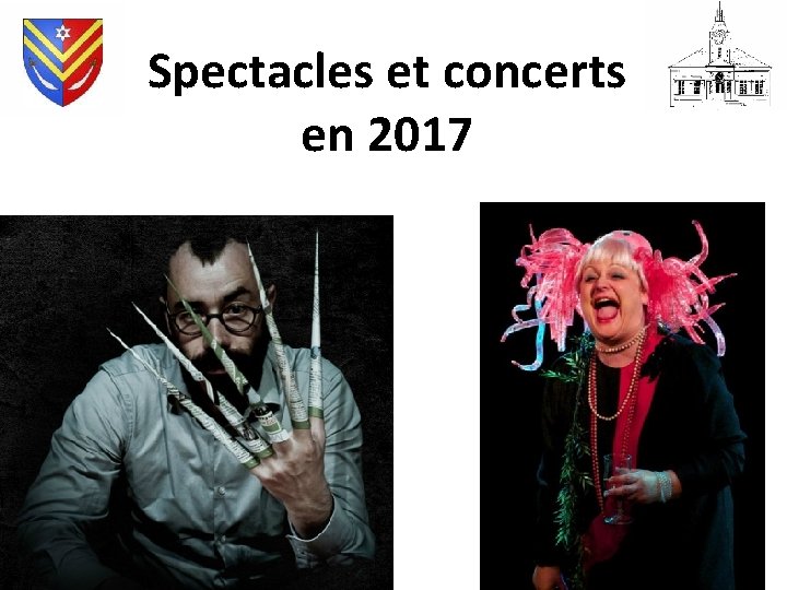 Spectacles et concerts en 2017 