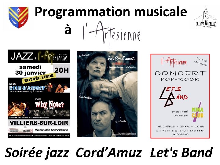  Programmation musicale à Soirée jazz Cord’Amuz Let's Band 