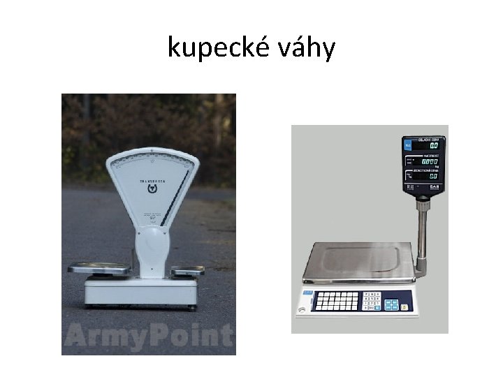 kupecké váhy 