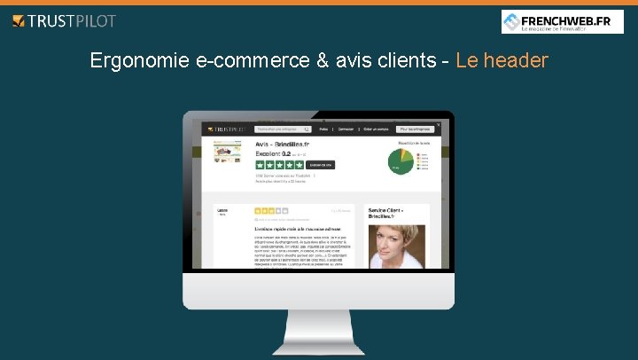 Ergonomie e-commerce & avis clients - Le header 
