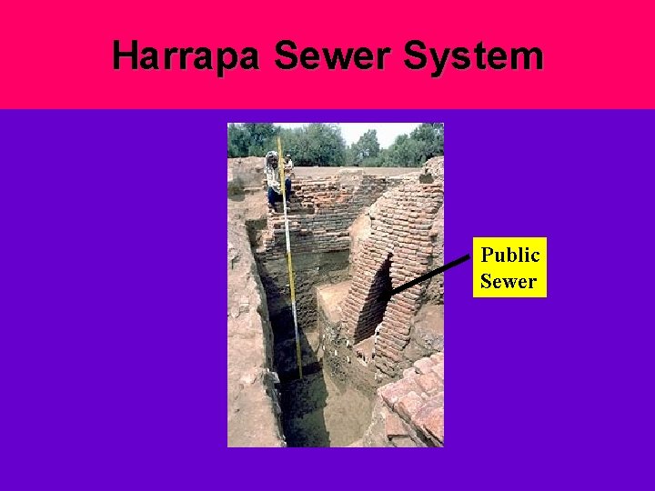 Harrapa Sewer System Public Sewer 