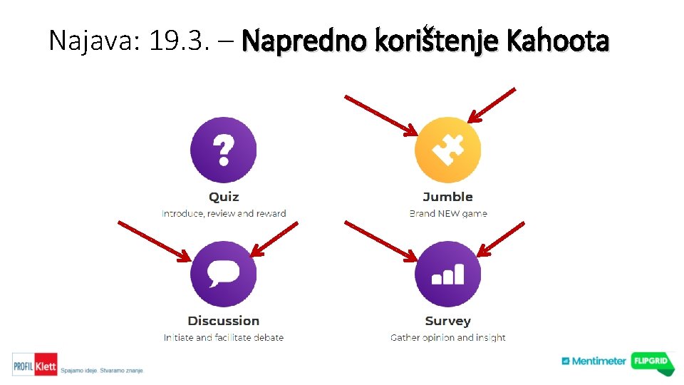 Najava: 19. 3. – Napredno korištenje Kahoota 