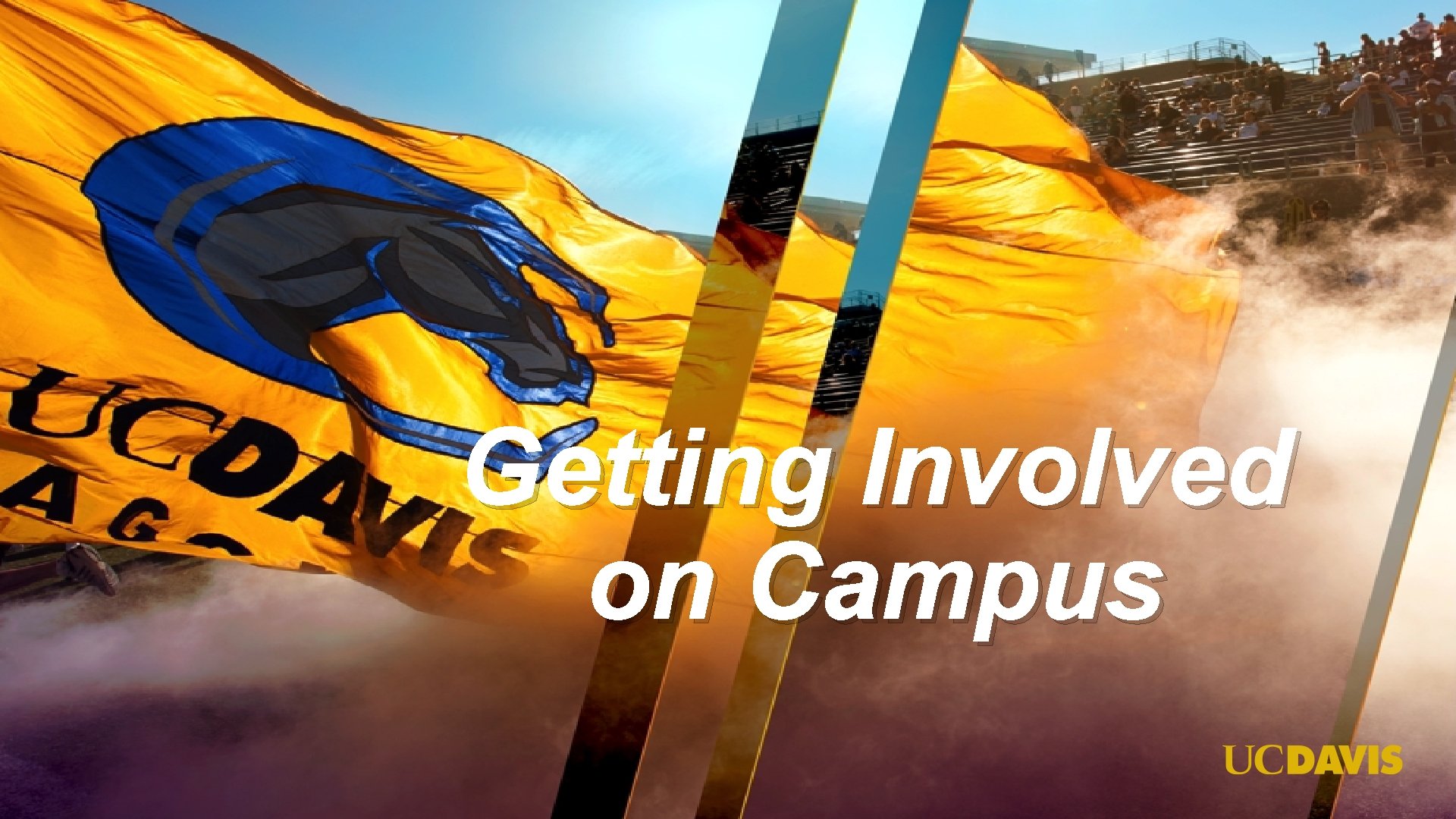 Getting Involved on Campus SESSION OVERVIEW Center for