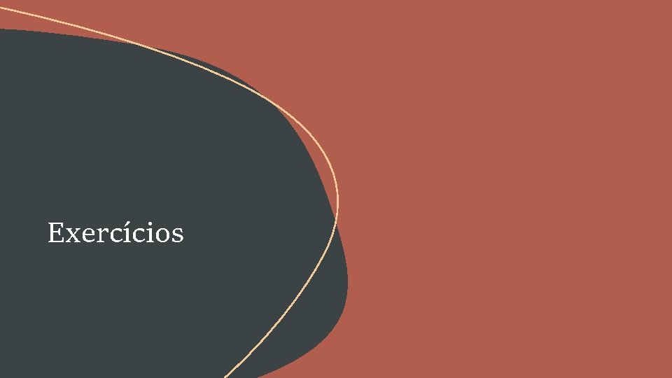 Exercícios 