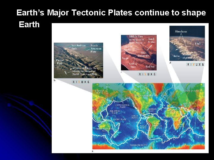 Earth’s Major Tectonic Plates continue to shape Earth 