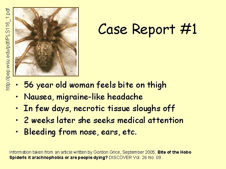 http: //pep. wsu. edu/pdf/PLS 116_1. pdf Case Report #1 • • • 56 year