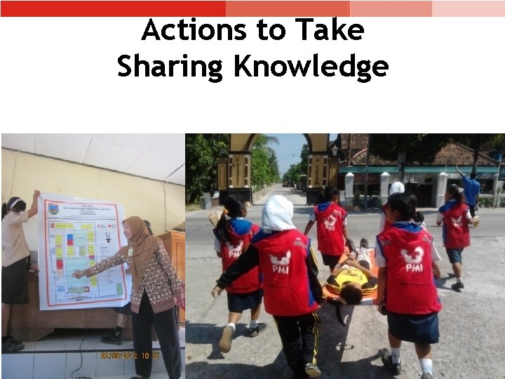 Actions to Take Sharing Knowledge 