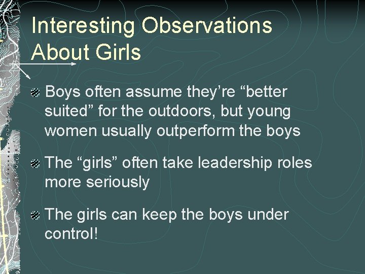 Interesting Observations About Girls Boys often assume they’re “better suited” for the outdoors, but Interesting Observations About Girls Boys often assume they’re “better suited” for the outdoors, but