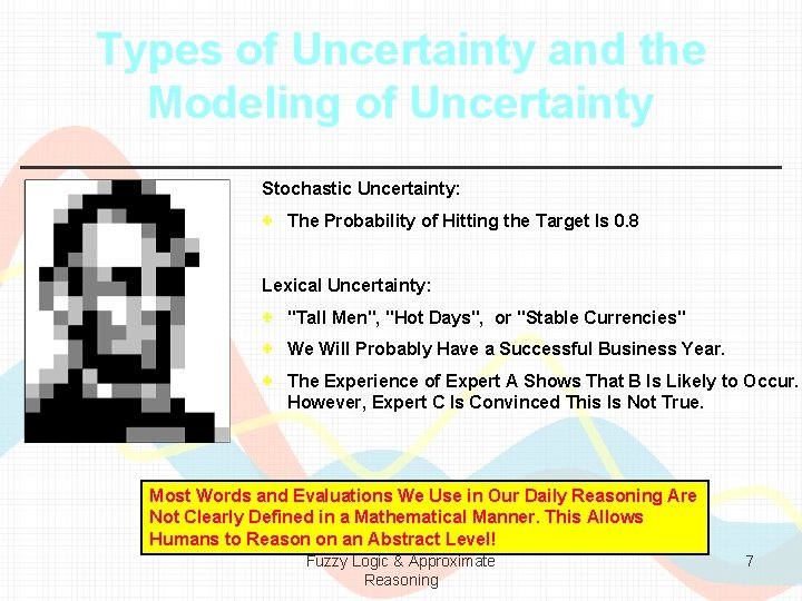 Types of Uncertainty and the Modeling of Uncertainty Stochastic Uncertainty: X The Probability of