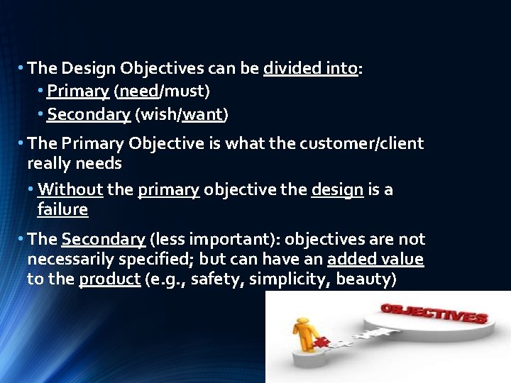 Secondary Design Example GE 105 Introduction to Engineering Design College of