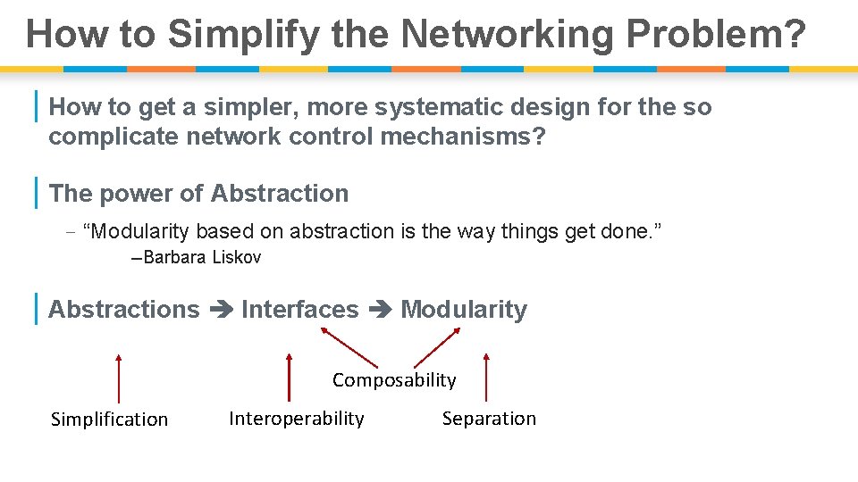 How to Simplify the Networking Problem? | How to get a simpler, more systematic