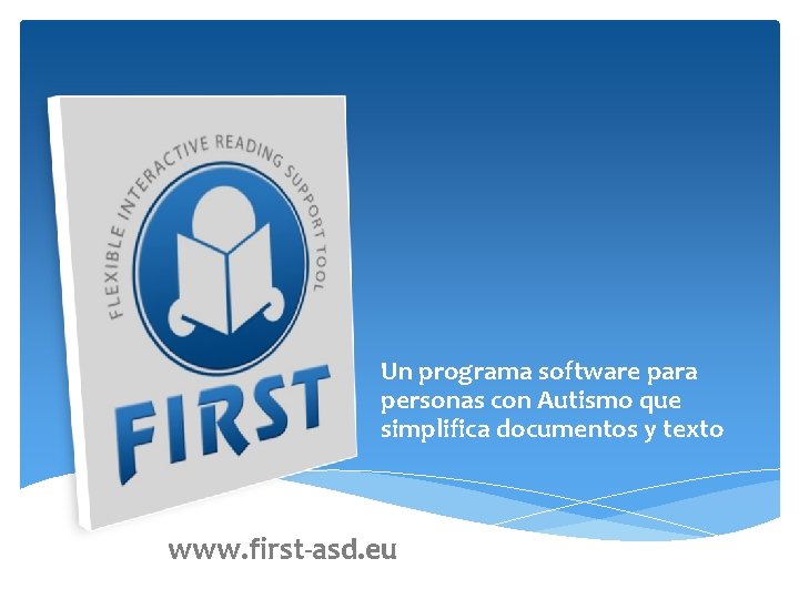 Un programa software para personas con Autismo que