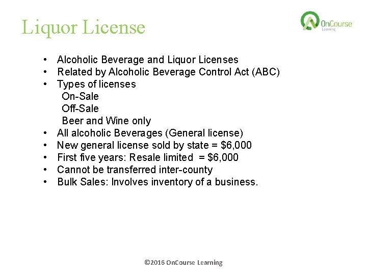 Liquor License • Alcoholic Beverage and Liquor Licenses • Related by Alcoholic Beverage Control