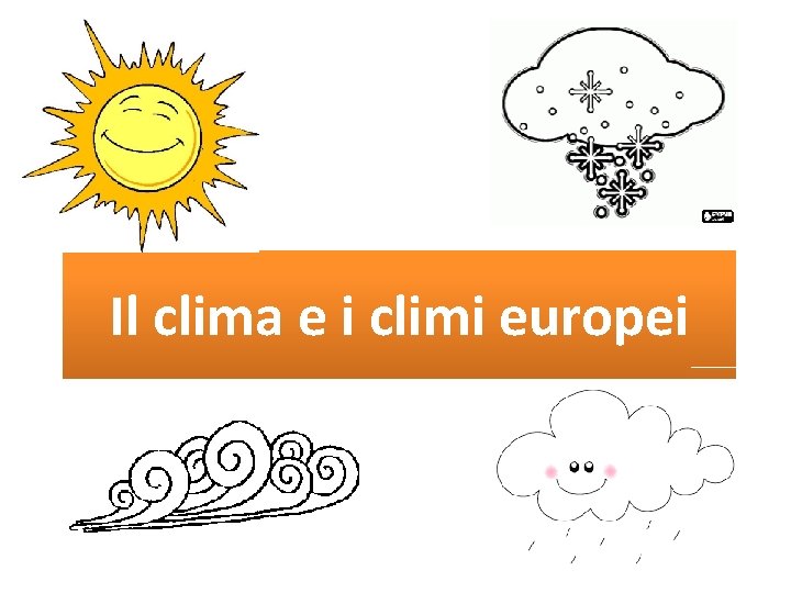 Il clima e i climi europei 