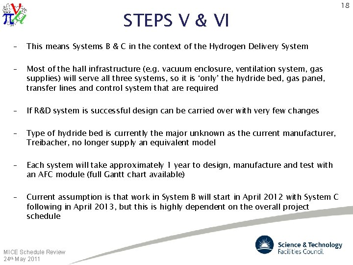 STEPS V & VI – This means Systems B & C in the context