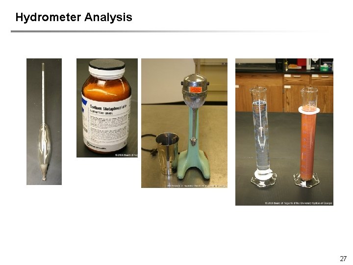 Hydrometer Analysis 27 