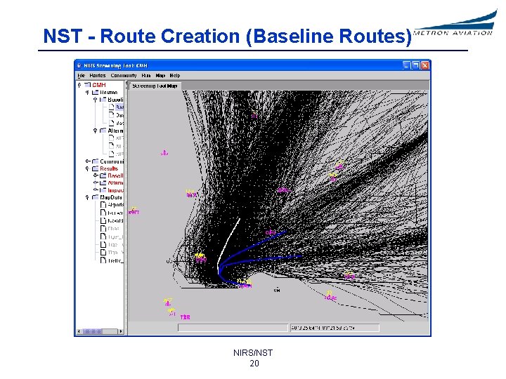 NST - Route Creation (Baseline Routes) NIRS/NST 20 