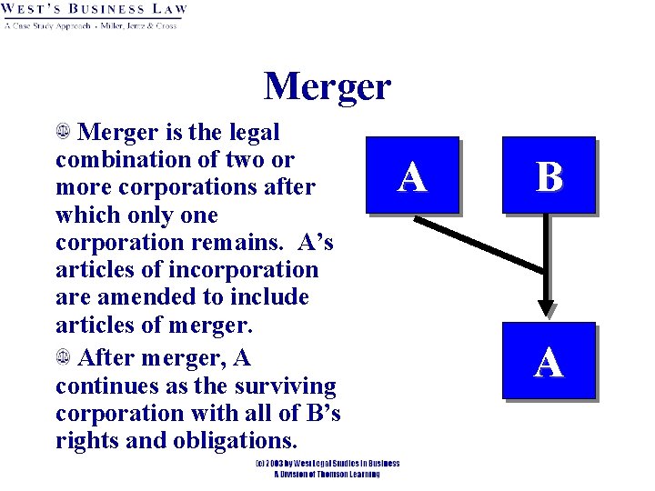 Merger is the legal combination of two or more corporations after which only one Merger is the legal combination of two or more corporations after which only one