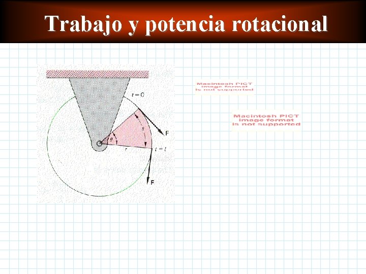 Trabajo y potencia rotacional 