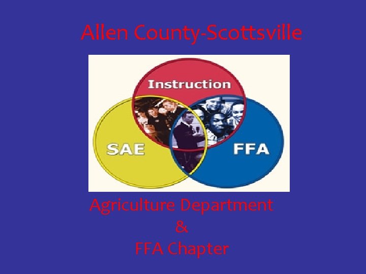 Allen County-Scottsville Agriculture Department & FFA Chapter 