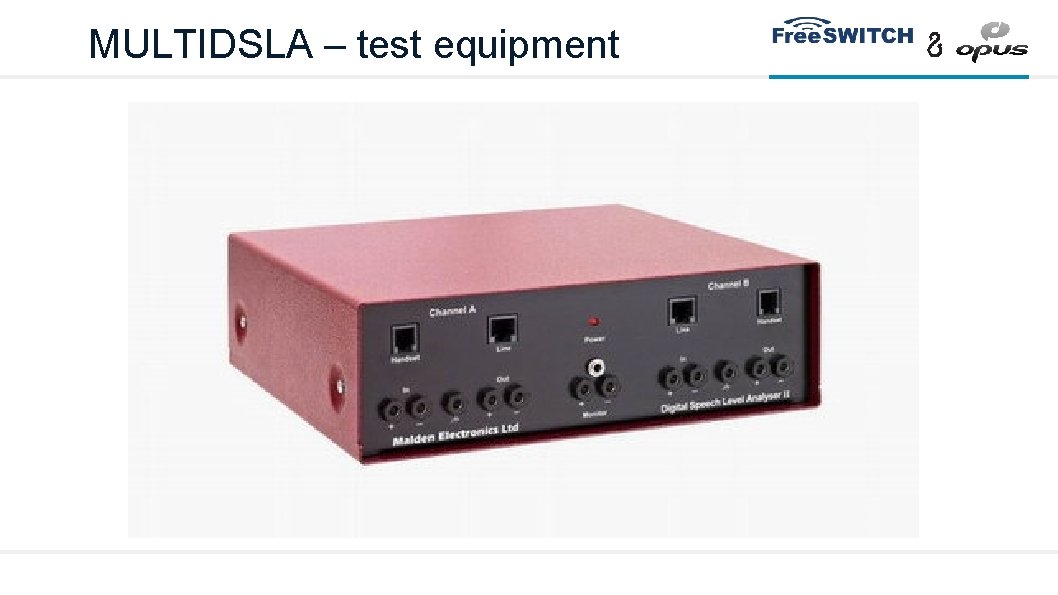 MULTIDSLA – test equipment 