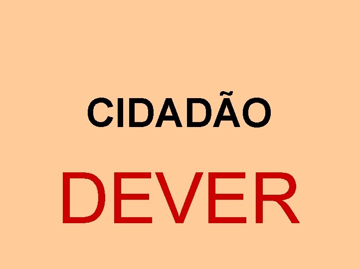 CIDADÃO DEVER 