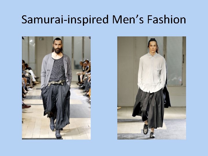 Samurai-inspired Men’s Fashion 