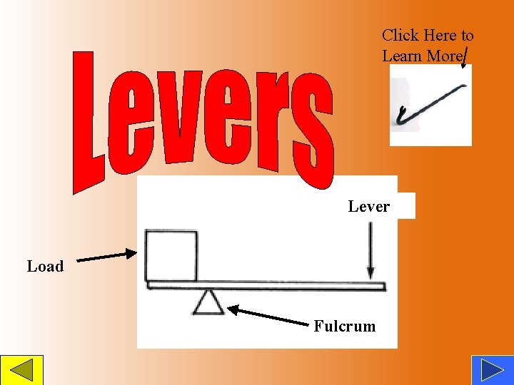 Click Here to Learn More Lever Load Fulcrum 