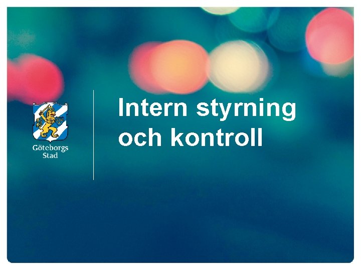 Intern styrning och kontroll 