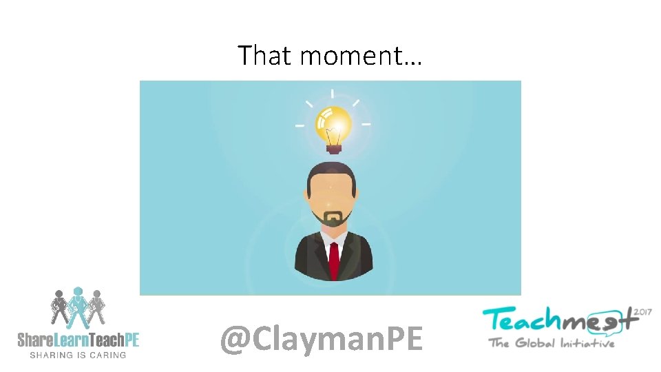 That moment… @Clayman. PE 