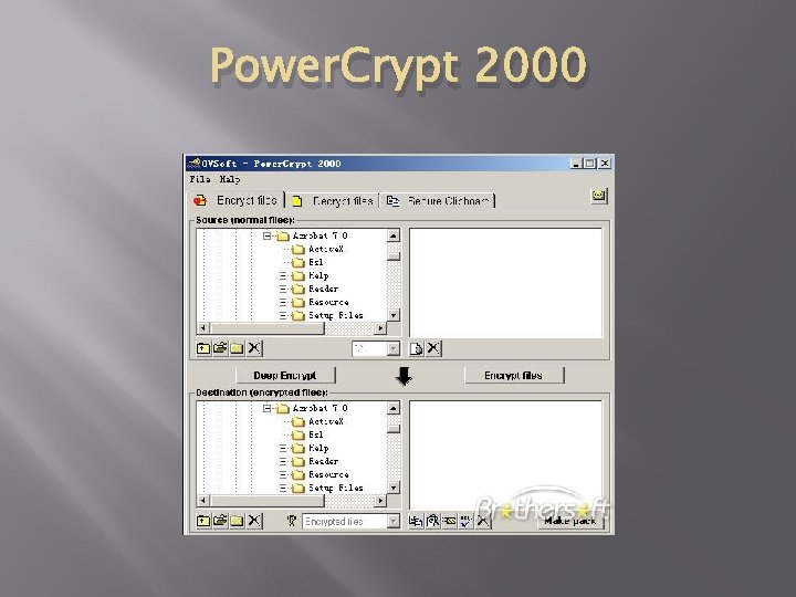 Power. Crypt 2000 