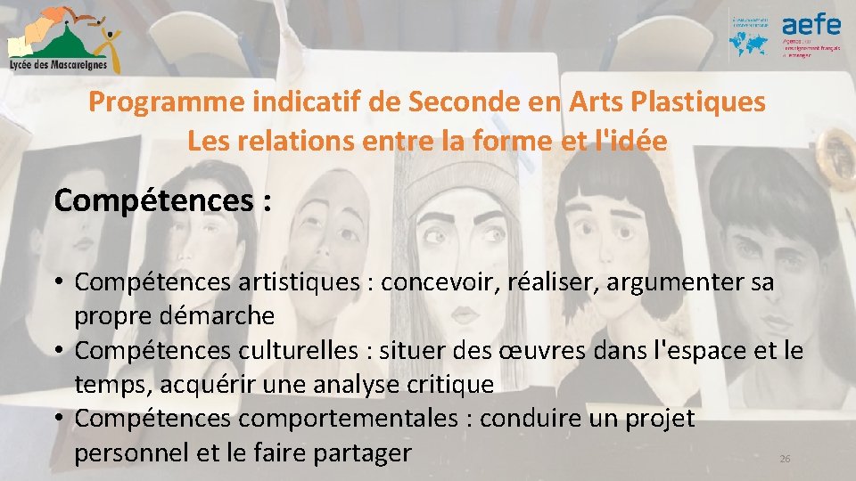 Programme indicatif de Seconde en Arts Plastiques Les relations entre la forme et l'idée