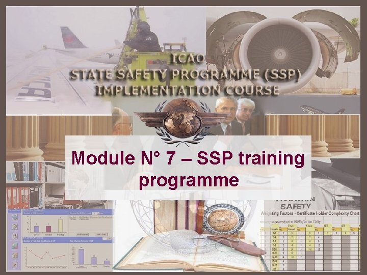 Module N° 7 – SSP training programme 
