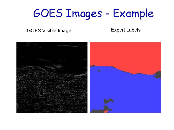 GOES Images - Example GOES Visible Image Expert Labels 
