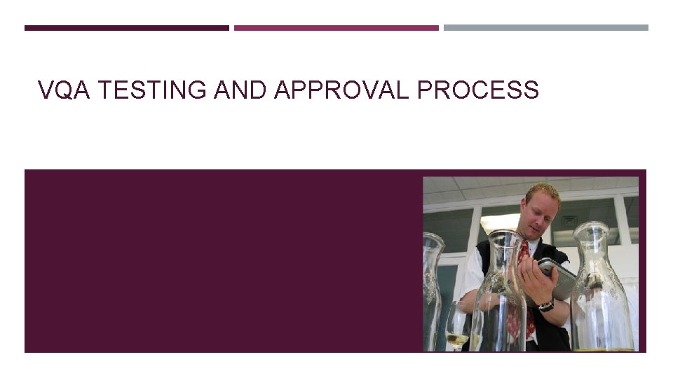 VQA TESTING AND APPROVAL PROCESS 