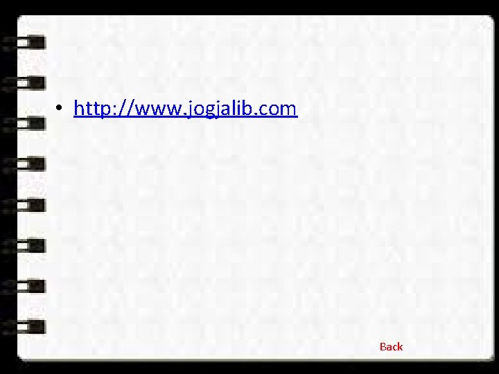  • http: //www. jogjalib. com Back 