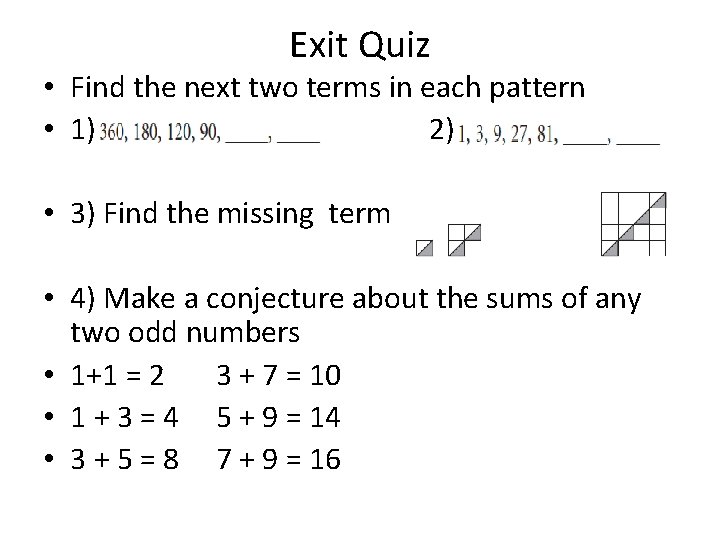 Warmup August 22 11 Evaluate The Following Expressions