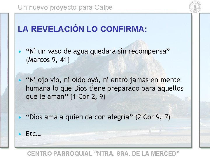 Un nuevo proyecto para Calpe LA REVELACIÓN LO CONFIRMA: • “Ni un vaso de Un nuevo proyecto para Calpe LA REVELACIÓN LO CONFIRMA: • “Ni un vaso de