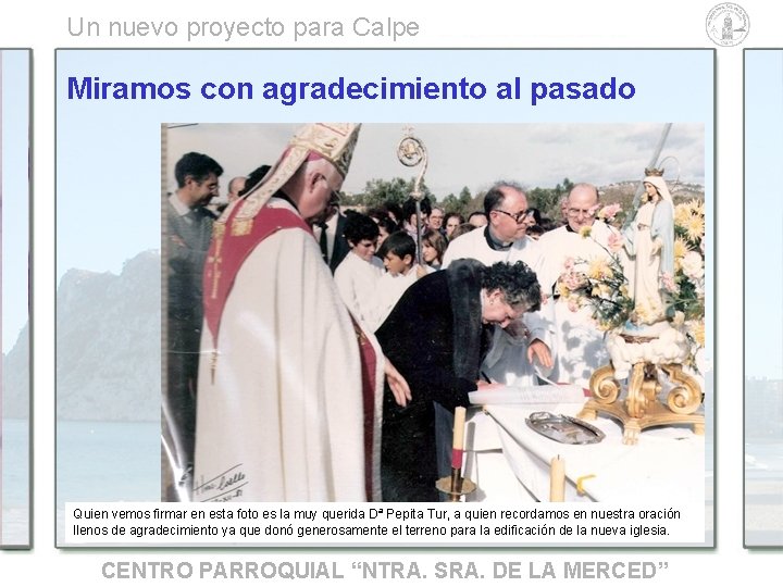 Un nuevo proyecto para Calpe Miramos con agradecimiento al pasado Quien vemos firmar en Un nuevo proyecto para Calpe Miramos con agradecimiento al pasado Quien vemos firmar en