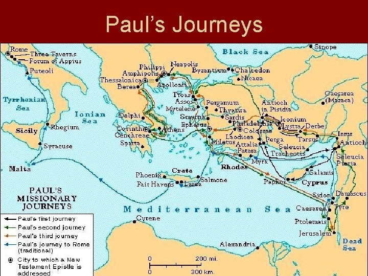 Paul’s Journeys 