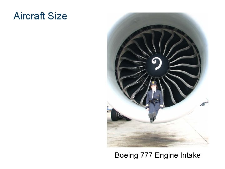 Aircraft Size Boeing 777 Engine Intake 