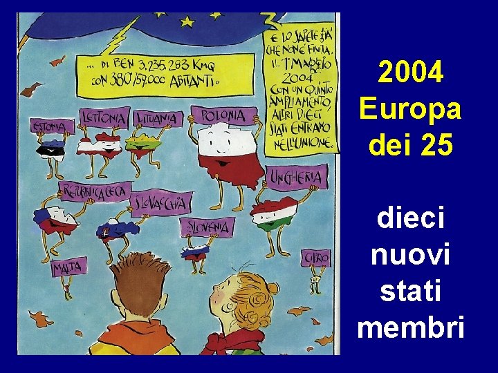 2004 Europa dei 25 dieci nuovi stati membri 