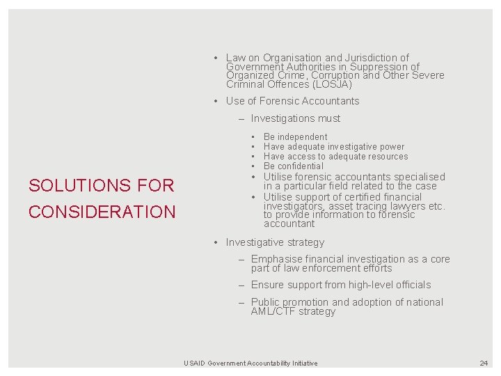  • Law on Organisation and Jurisdiction of Government Authorities in Suppression of Organized