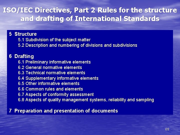 STANDARDS TUTORIAL Chris Kreiler Jerry Smith Vico Equense