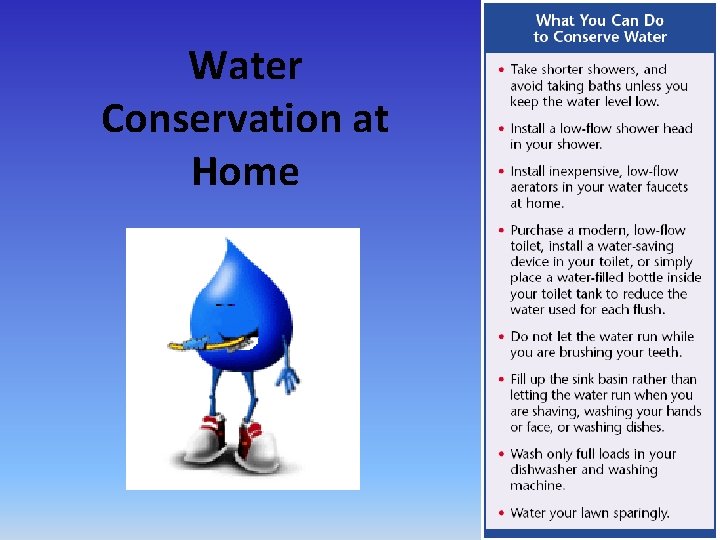 Water Conservation at Home 