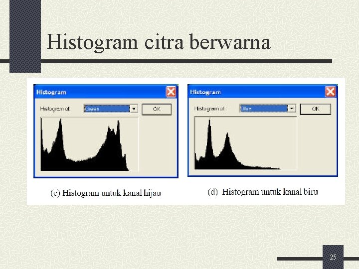 Histogram citra berwarna 25 